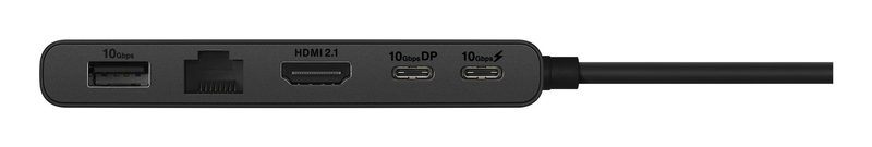 ASUS Dual 4K USB-C Dock DC201 Wired USB 3.2 Gen 2 (3.1 Gen 2) Type-C Black