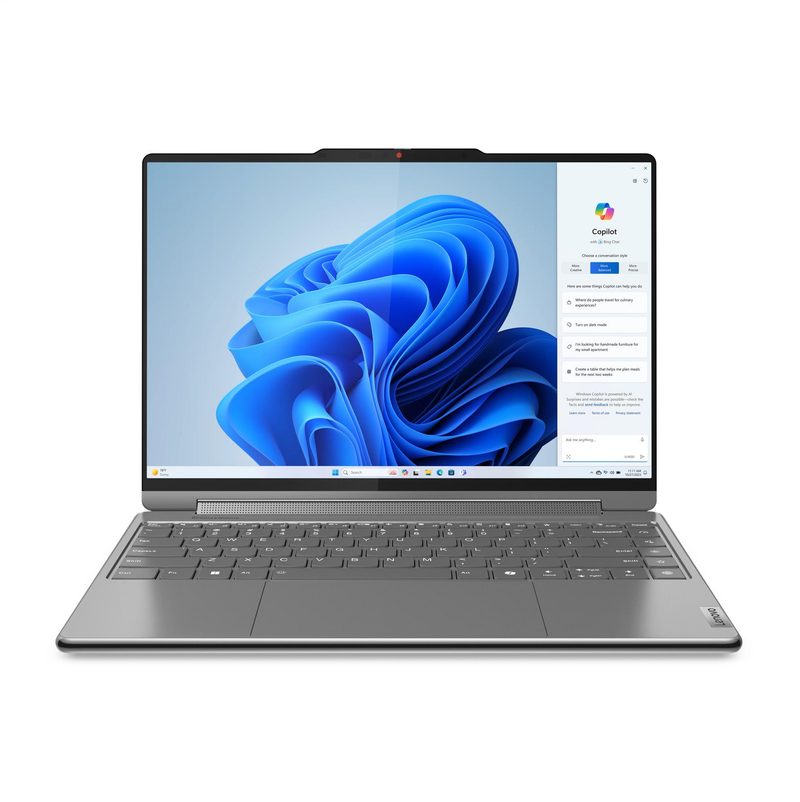 Lenovo Yoga 9 2-in-1 14IMH9 Intel Core Ultra 7 155H Hybrid (2-in-1) 35.6 cm (14") Touchscreen WQUXGA 32 GB LPDDR5x-SDRAM 1 TB SSD Wi-Fi 6E (802.11ax) Windows 11 Home Grey