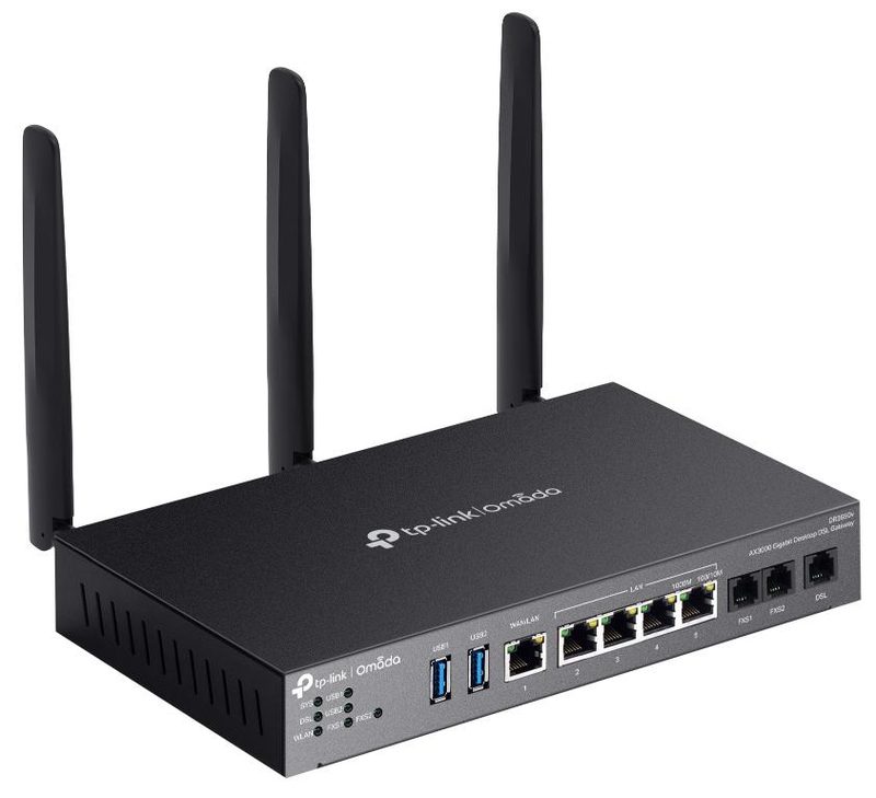 TP-Link Omada DR3220v-4G wireless router Gigabit Ethernet Dual-band (2.4 GHz / 5 GHz) Black