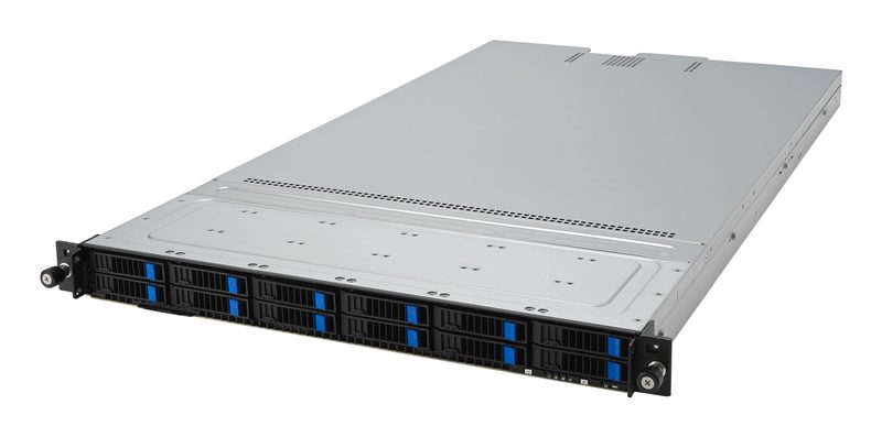 ASUS RS501A-E12-RS12U LGA 6096 Rack (1U) Black, Silver