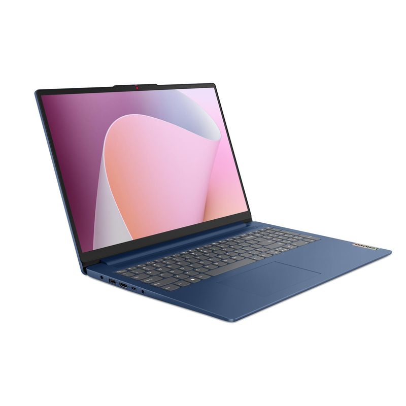 Lenovo IdeaPad Slim 3 16ABR8 AMD Ryzen™ 5 7430U Laptop 40.6 cm (16") WUXGA 16 GB DDR4-SDRAM 512 GB SSD Wi-Fi 6 (802.11ax) Windows 11 Home Blue German