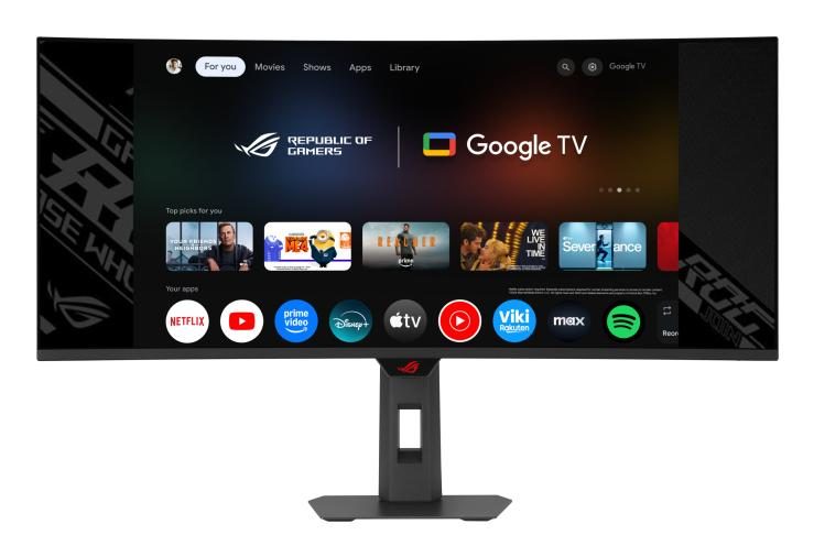 ASUS ROG Strix OLED XG34WCDMTG computer monitor 86.4 cm (34") 3440 x 1440 pixels UltraWide Quad HD QD-OLED Black