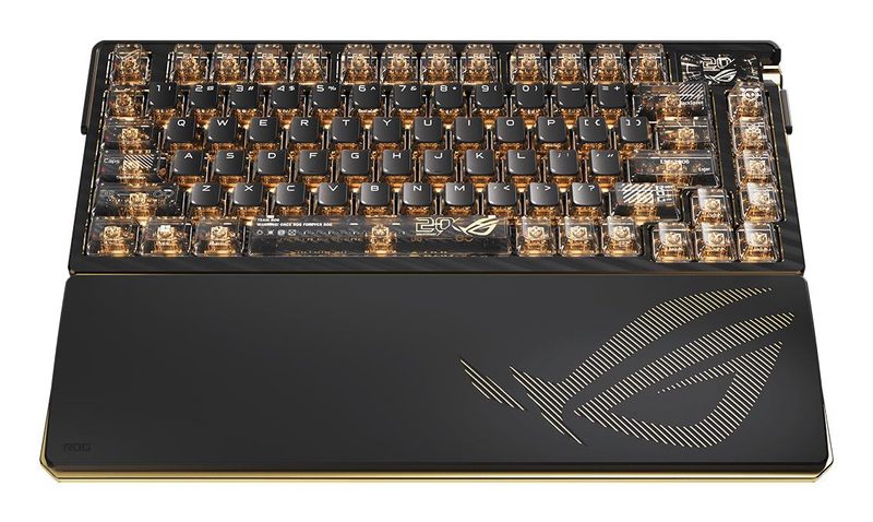 ASUS ROG Azoth Extreme Edition 20 keyboard Gaming USB + RF Wireless + Bluetooth QWERTY English Black