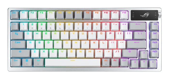 ASUS ROG Azoth keyboard Gaming USB + RF Wireless + Bluetooth QWERTY Italian White