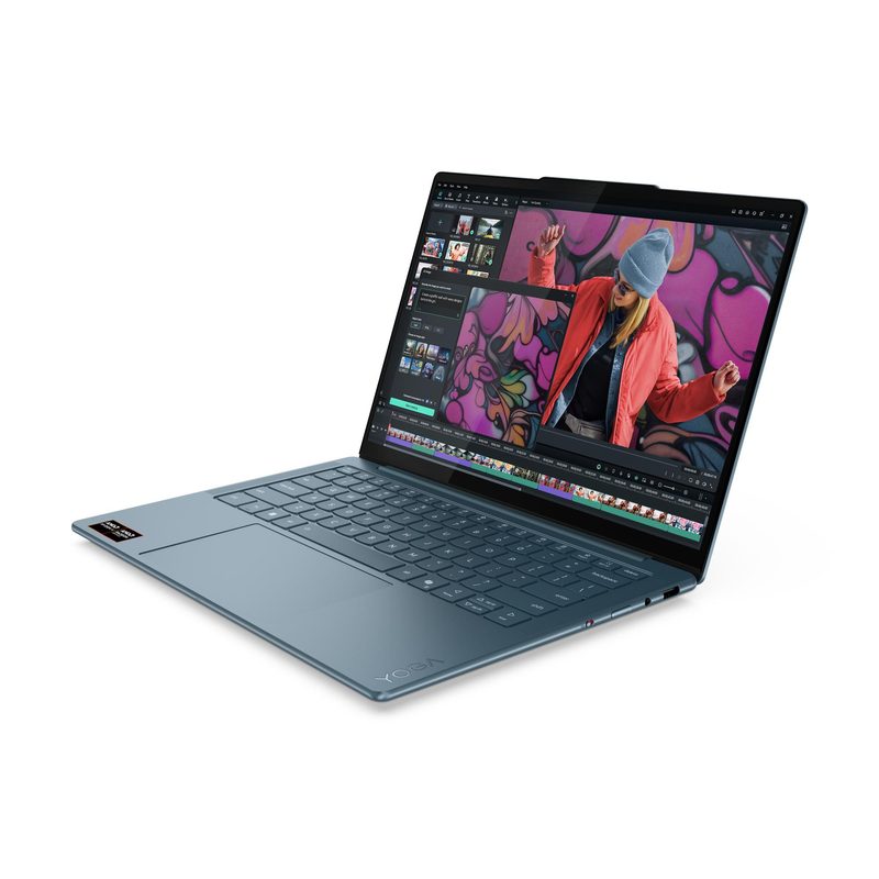 Lenovo Yoga Slim 7 14AKP10 Copilot+ PC AMD Ryzen™ AI 7 350 Laptop 35.6 cm (14") Touchscreen 2.8K 32 GB LPDDR5x-SDRAM 1 TB SSD Wi-Fi 7 (802.11be) Windows 11 Home Teal