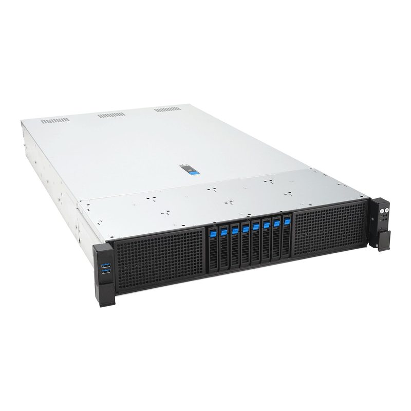 ASUS RS720-E12-RS8G Rack (2U) Black, Silver
