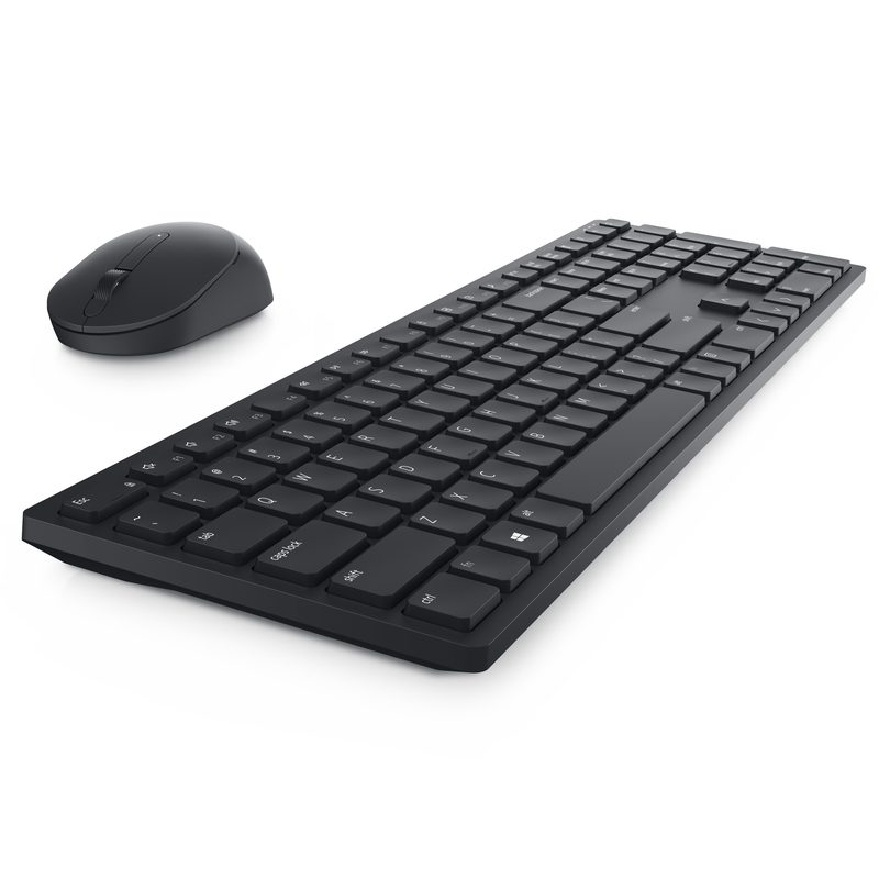 DELL KM5221W keyboard Mouse included Office RF Wireless Canadian Black