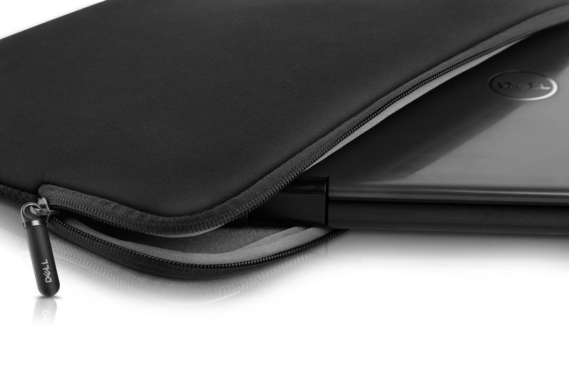 DELL ES1520V 38.1 cm (15") Sleeve case Black, Green