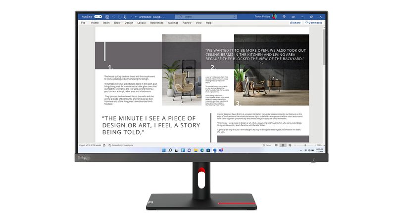 Lenovo ThinkVision S27i-30 computer monitor 68.6 cm (27") 1920 x 1080 pixels Full HD LED Black, Grey