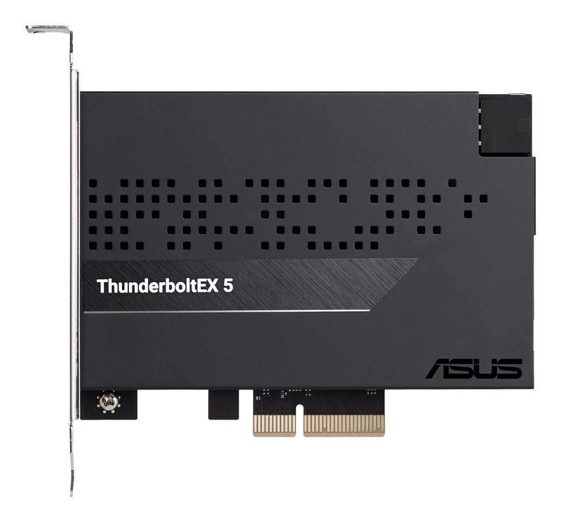 ASUS ThunderboltEX 5 interface cards/adapter Internal Mini DisplayPort, USB 2.0, PCIe, USB Type-C, Thunderbolt, VGA