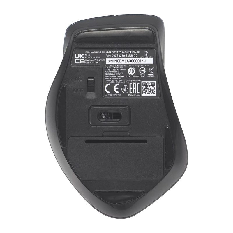 ASUS WT425 mouse Office Right-hand RF Wireless Optical 1600 DPI
