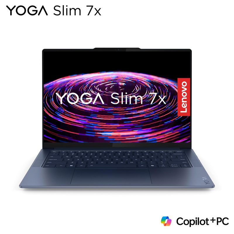 Lenovo Yoga Slim 7 Copilot+ PC Snapdragon X1E-78-100 Laptop 36.8 cm (14.5") Touchscreen 3K 16 GB LPDDR5x-SDRAM 1 TB SSD Wi-Fi 7 (802.11be) Windows 11 Home Blue Italian
