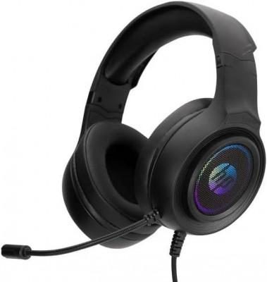 HP DHE-8008U headphones/headset Wired Head-band Gaming USB Type-A Black
