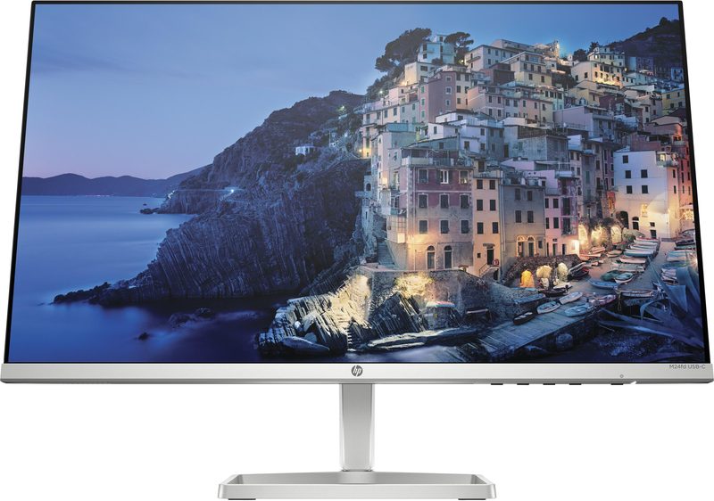 HP M24fd computer monitor 60.5 cm (23.8") 1920 x 1080 pixels Full HD LED Silver