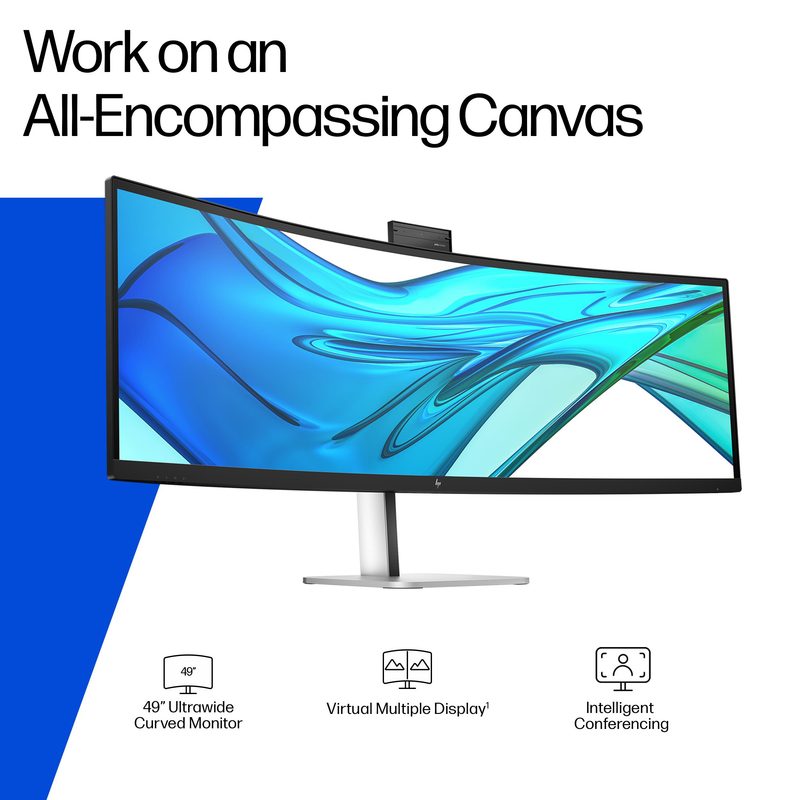 HP Series 5 Pro 49 inch DQHD Conferencing Monitor - 549pm