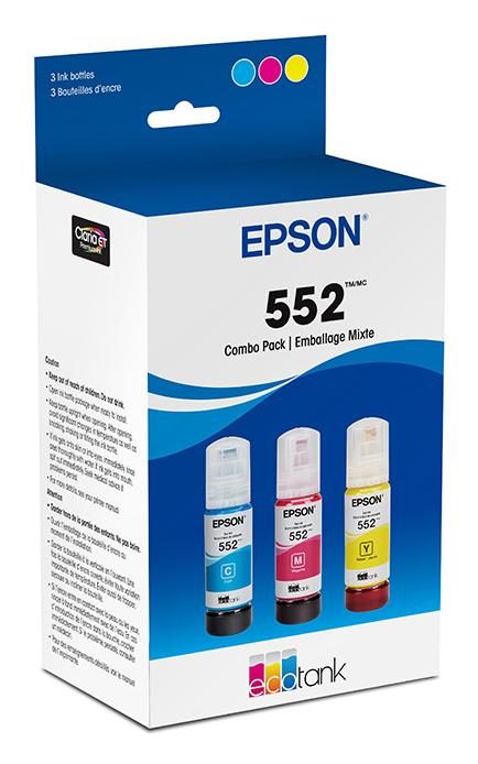 Epson 552 ink cartridge 3 pc(s) Original Standard Yield Cyan, Yellow, Magenta
