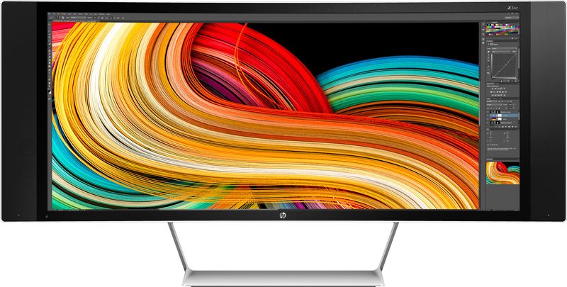 HP Z34c computer monitor 86.4 cm (34") 3440 x 1440 pixels UltraWide Quad HD LED Black, Silver