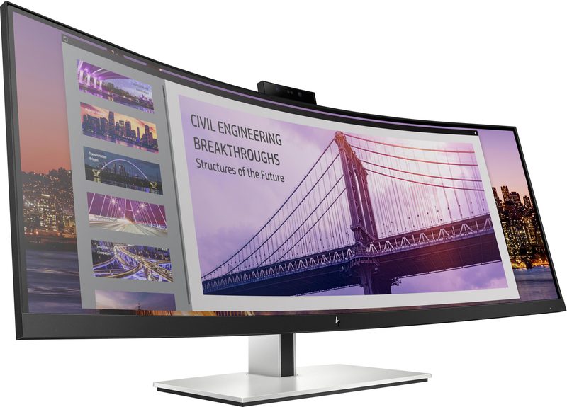 HP S430c computer monitor 110.2 cm (43.4") 3840 x 1200 pixels WUXGA Black