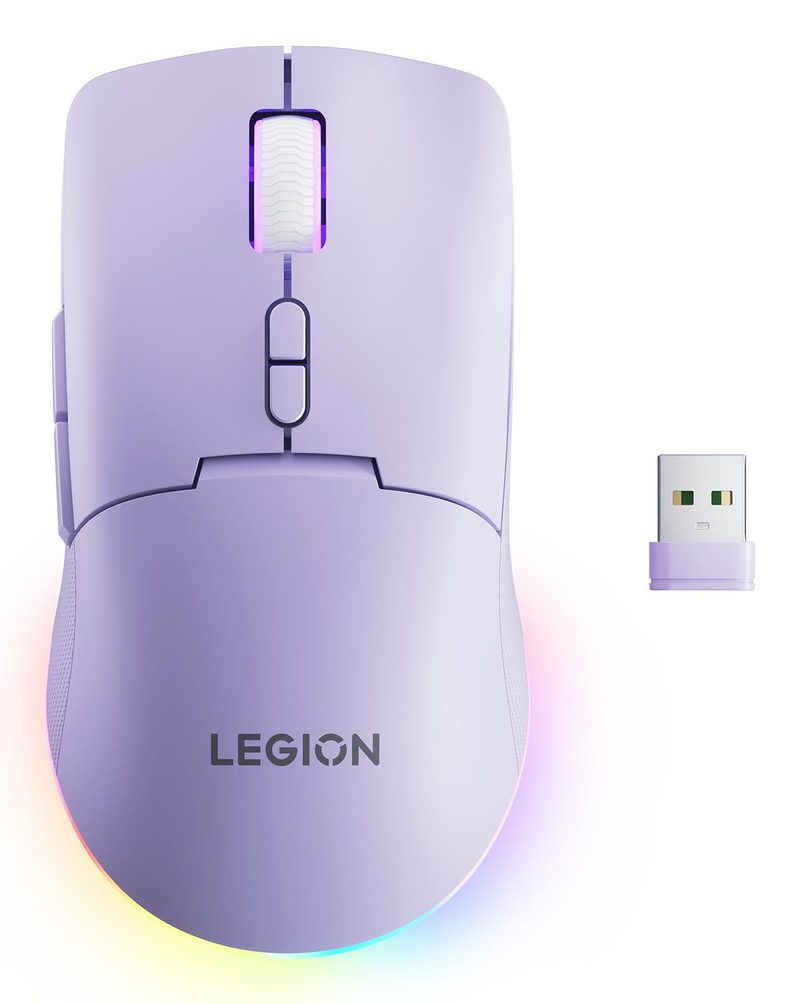 Lenovo Legion M220 mouse Gaming Ambidextrous RF Wireless + Bluetooth + USB Type-C Optical 5000 DPI