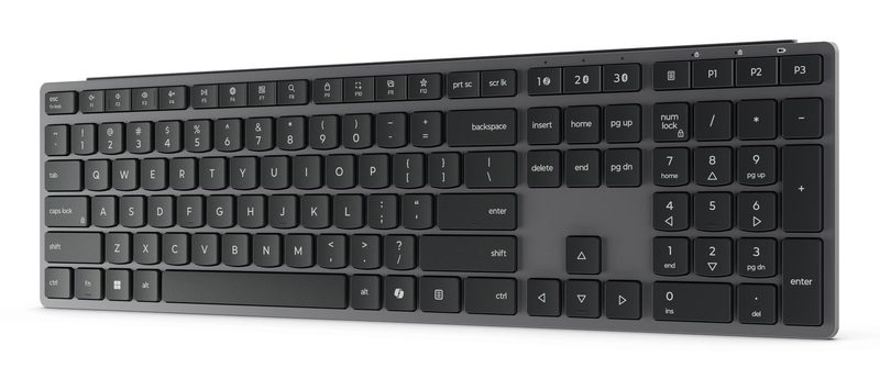 Lenovo 700 keyboard Office RF Wireless + Bluetooth US English Grey