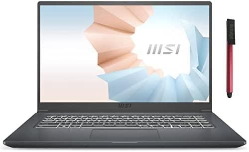 MSI Modern 15 Ultrabook 15.6″ FHD Laptop, Intel Quad-Core i7-1195G7 up to 5.0GHz, 32GB DDR4 RAM, 1TB PCIe SSD, WiFi 6, Bluetooth 5.1, White Backlight Keyboard, Type-C, Windows 10, 64GB Flash Drive