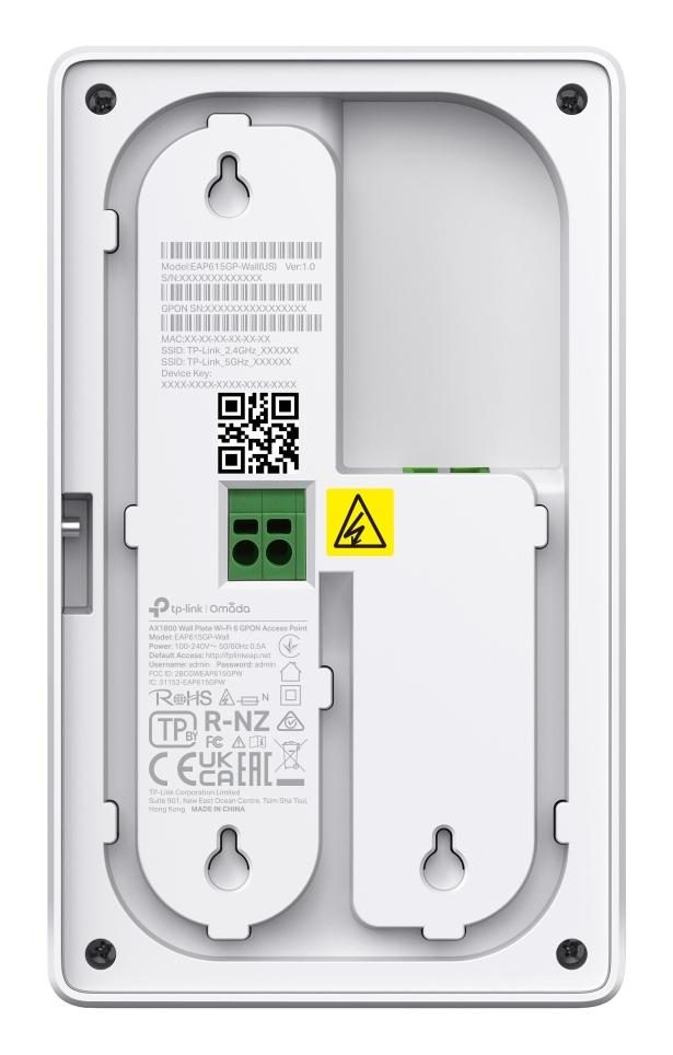 TP-Link Omada EAP625GP-WALL wireless access point 1201 Mbit/s White Power over Ethernet (PoE)