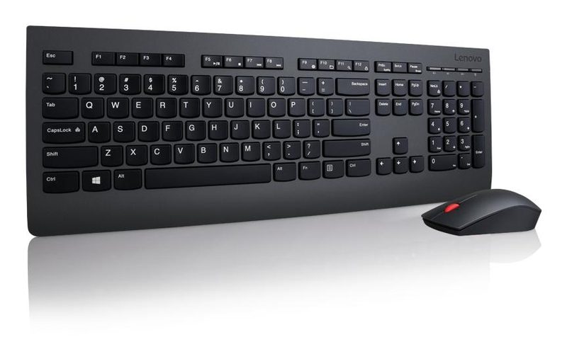 Lenovo 4X30H56826 keyboard Mouse included Home/Office RF Wireless Thai Black