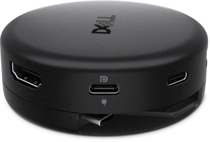 DELL DA326 Wired USB 3.2 Gen 2 (3.1 Gen 2) Type-C Black