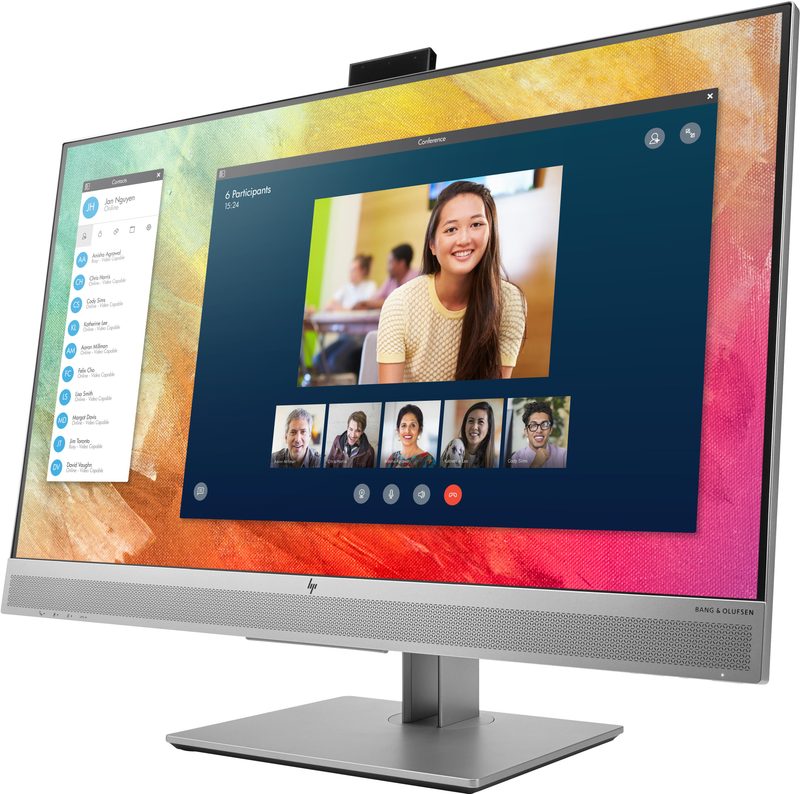 HP E273m computer monitor 68.6 cm (27") 1920 x 1080 pixels Full HD LED Black, Silver