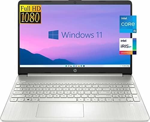 HP 15.6″ FHD Laptop, Intel 11th Gen Core i5-1135G7 (Up to 4.2GHz,4 Core), 32GB DDR4, 1TB PCIe SSD, Intel Iris Xe Graphics, WiFi 5, Bluetooth, Windows 11 with JAWFOAL Accessories