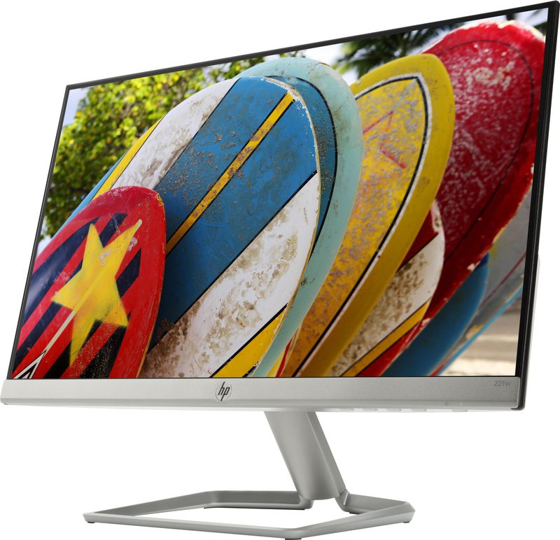 HP 22fw computer monitor 54.6 cm (21.5") 1920 x 1080 pixels Full HD LED Silver
