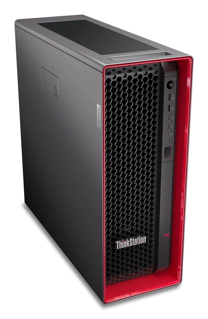 Lenovo ThinkStation P5 Intel Xeon W w5-2545 64 GB DDR5-SDRAM 1 TB SSD Windows 11 Pro for Workstations Tower Workstation Black, Red