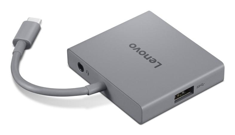 Lenovo GX91R64790 laptop dock/port replicator Wired USB 3.2 Gen 1 (3.1 Gen 1) Type-C Grey