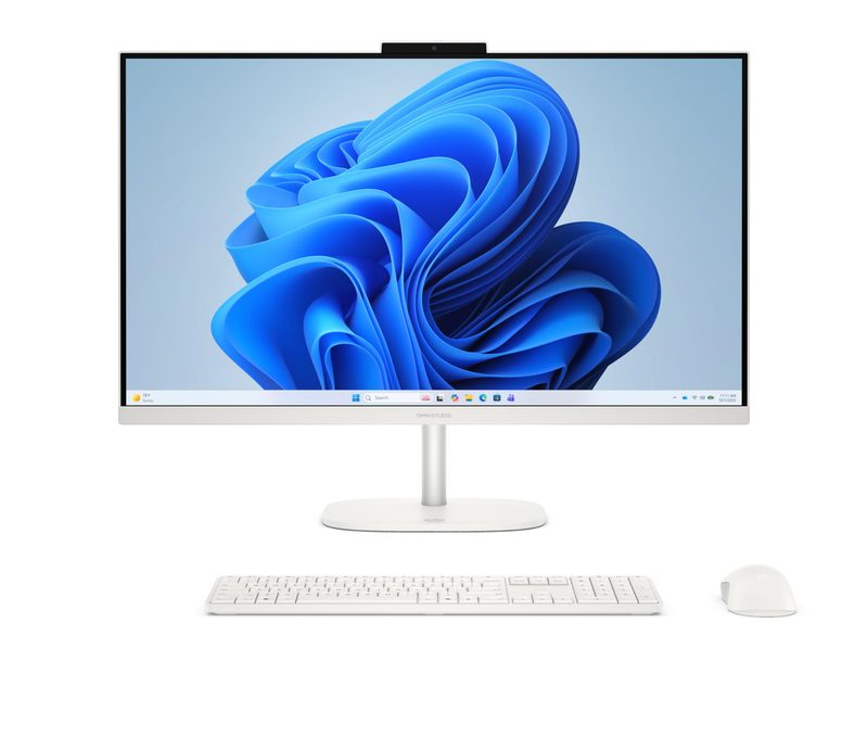 HP OmniStudio 27-cu0006na PC Intel Core 7 240H 68.6 cm (27") 2560 x 1440 pixels All-in-One PC 24 GB DDR5-SDRAM 2 TB SSD Windows 11 Home Wi-Fi 7 (802.11be) White