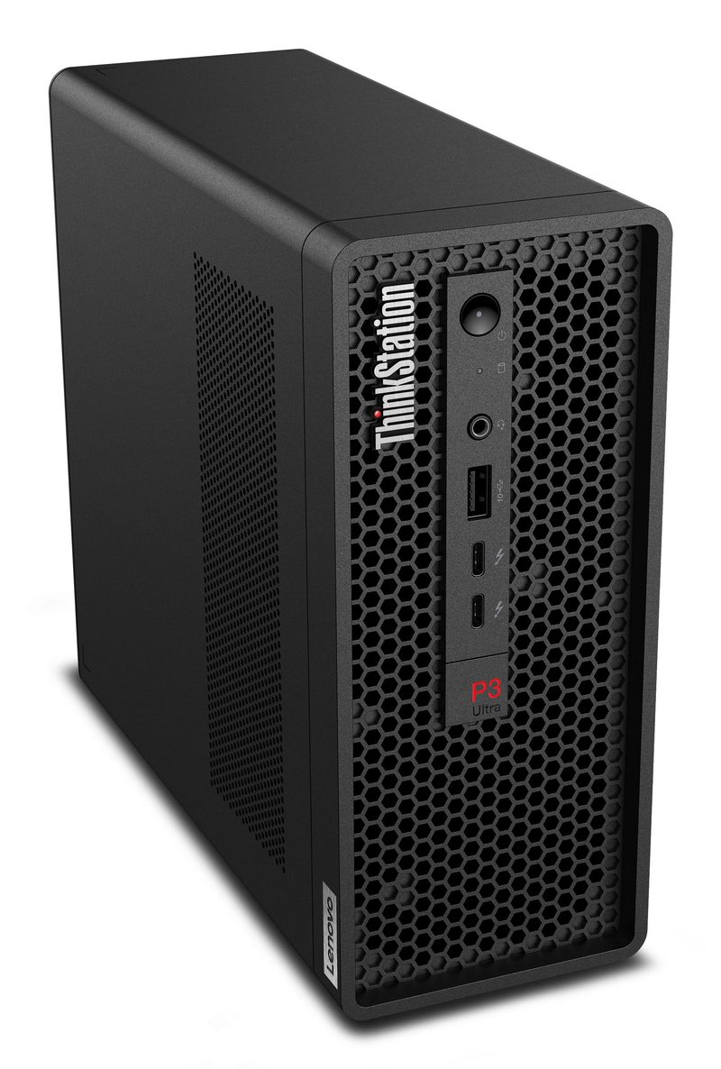 Lenovo ThinkStation P3 Ultra SFF Intel® Core™ i7 i7-14700K 32 GB DDR5-SDRAM 1 TB SSD Windows 11 Pro Mini Tower Workstation Black