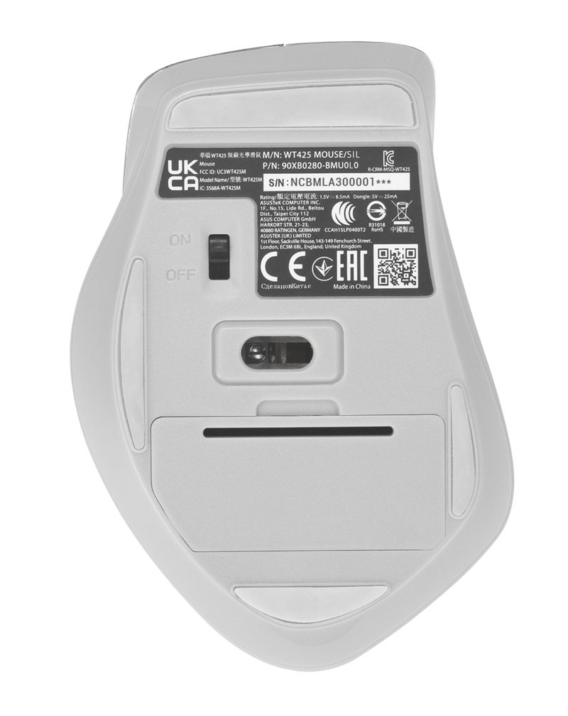 ASUS WT425 mouse Office Right-hand RF Wireless Optical 1600 DPI
