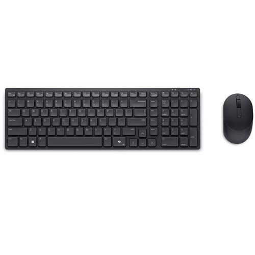 DELL KM555 keyboard Mouse included Universal RF Wireless + Bluetooth Canadian, French Black