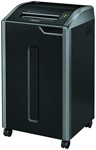 Fellowes Powershred 425Ci 100% Jam Proof Commercial Grade 30-Sheet Cross-Cut Paper Shredder, TAA Compliant (38425), Black
