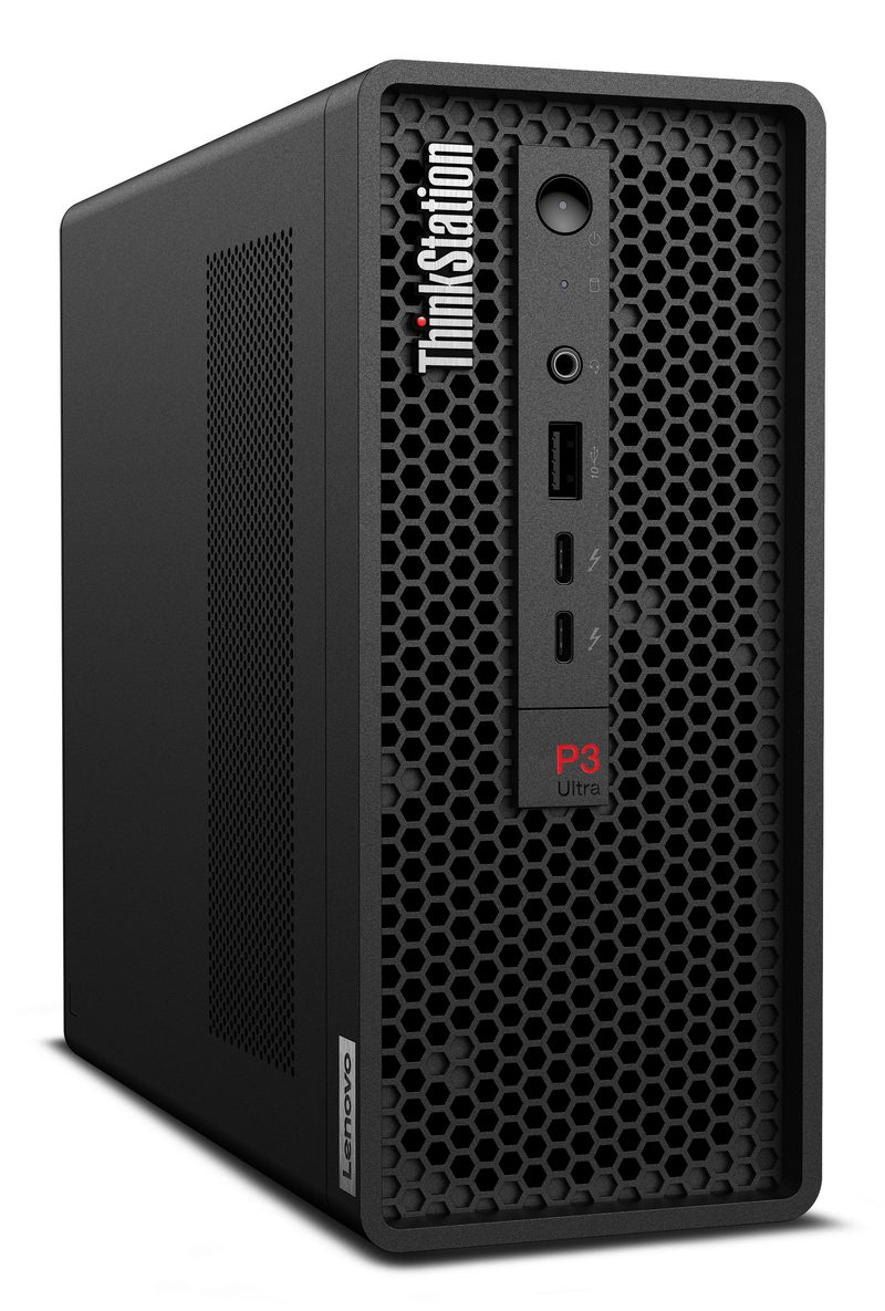 Lenovo ThinkStation P3 Ultra SFF Intel® Core™ i7 i7-14700K 32 GB DDR5-SDRAM 1 TB SSD Windows 11 Pro Mini Tower Workstation Black