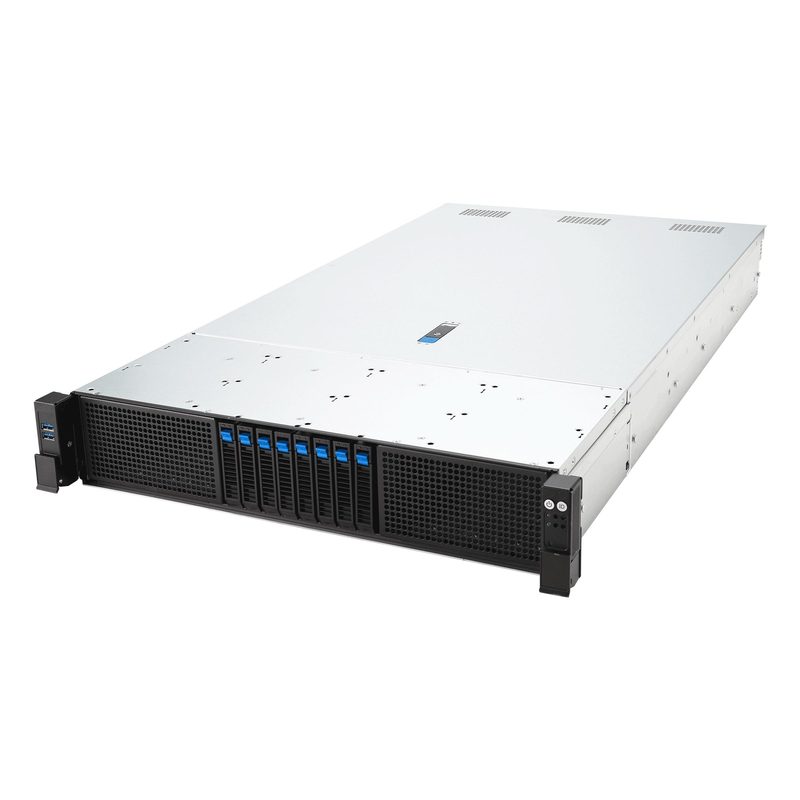 ASUS RS720-E12-RS8G Rack (2U) Black, Silver