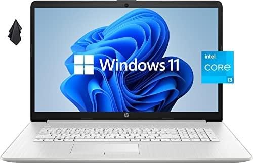 2022 HP Pavilion 17 Laptop, 17.3″ HD+ Anti-Glare Display, 11th Gen Intel Core i3-1115G4, 16GB RAM, 256 GB PCIe SSD, Wireless-AC, Webcam, Long Battery Life, Windows 11, Silver (Latest Model)