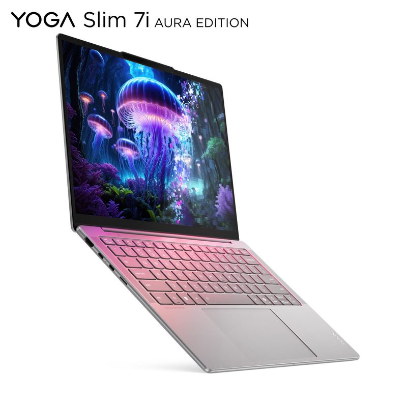 Lenovo Yoga Slim 7i Aura ED Copilot+ PC Intel Core Ultra 7 258V Laptop 35.6 cm (14") 2.8K 32 GB LPDDR5x-SDRAM 1 TB SSD Wi-Fi 7 (802.11be) Windows 11 Home Grey Italian