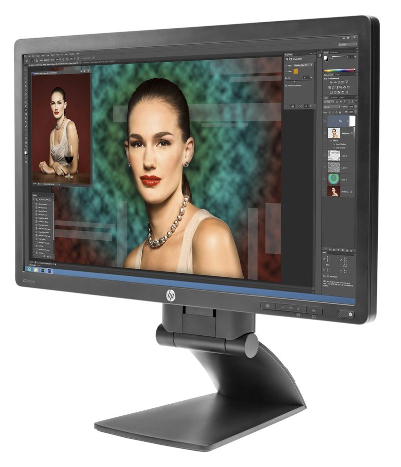 HP Z22i computer monitor 54.6 cm (21.5") 1920 x 1080 pixels Full HD LED Black