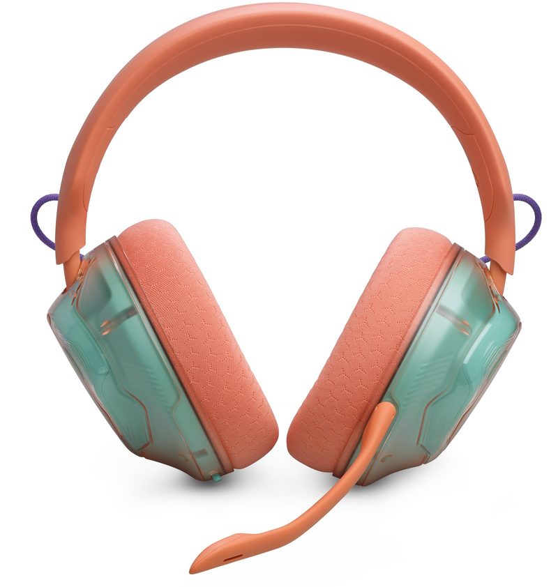 JBL Quantum 520 Headset Wireless Head-band Gaming USB Type-C Bluetooth Coral