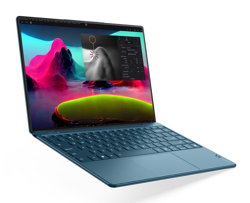 Lenovo Yoga Slim 9 14ILL10 Copilot+ PC Intel Core Ultra 7 258V Laptop 35.6 cm (14") Touchscreen WQUXGA 32 GB LPDDR5x-SDRAM 1 TB SSD Wi-Fi 7 (802.11be) Windows 11 Home Teal English