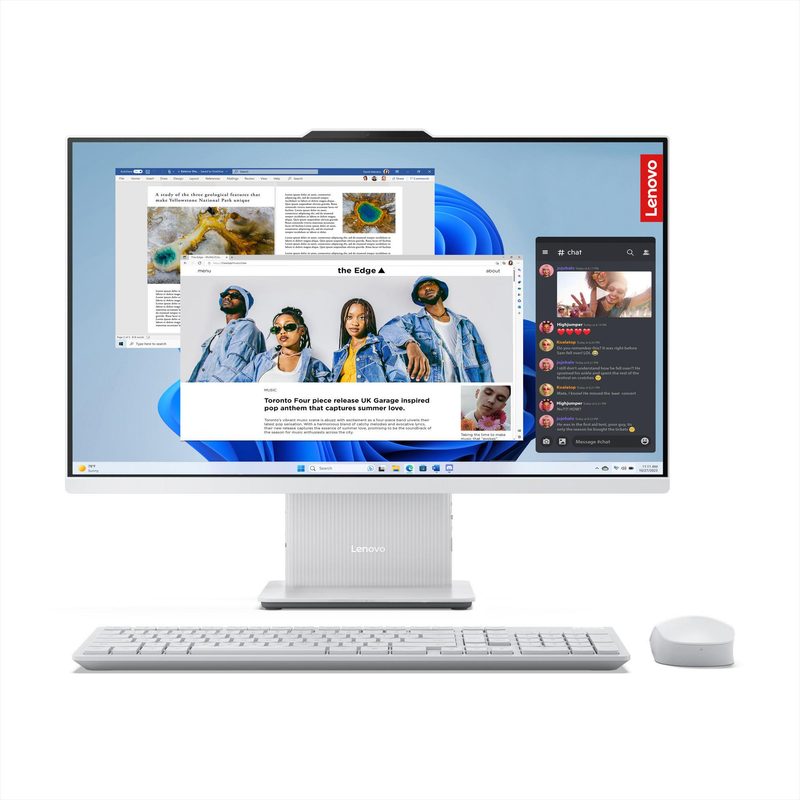 Lenovo IdeaCentre AIO 27IRH9 Intel® Core™ i5 i5-13420H 68.6 cm (27") 1920 x 1080 pixels All-in-One PC 16 GB DDR5-SDRAM 512 GB SSD Windows 11 Home Wi-Fi 6 (802.11ax) Grey