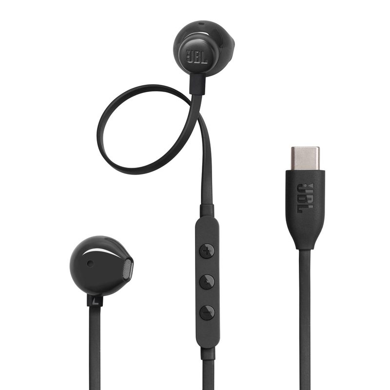 JBL Tune 305C Headset Wired In-ear Calls/Music USB Type-C Black
