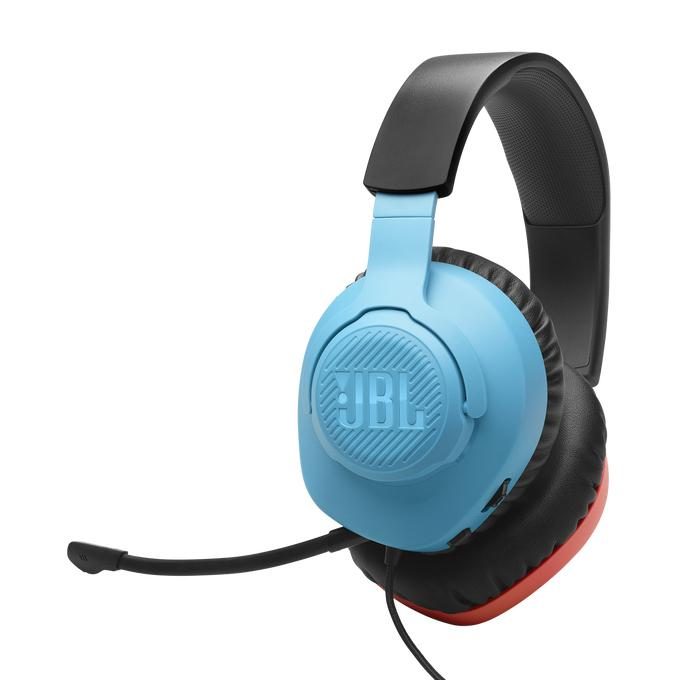 JBL Quantum 100N Headset Wired Head-band Gaming Blue, Red