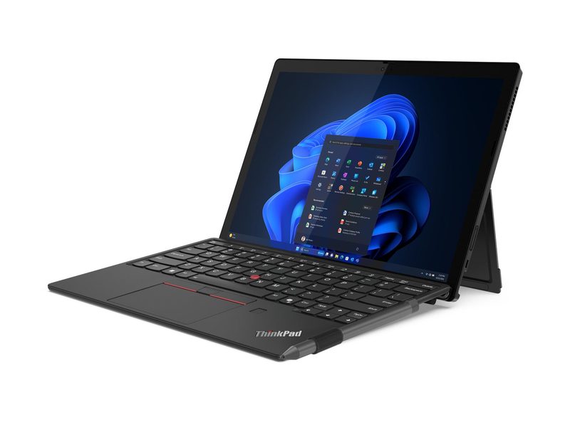 Lenovo ThinkPad X12 Detachable Gen 2 Intel Core Ultra 5 134U Hybrid (2-in-1) 31.2 cm (12.3") Touchscreen 32 GB LPDDR5x-SDRAM 512 GB SSD Wi-Fi 6E (802.11ax) Windows 11 Pro Black French