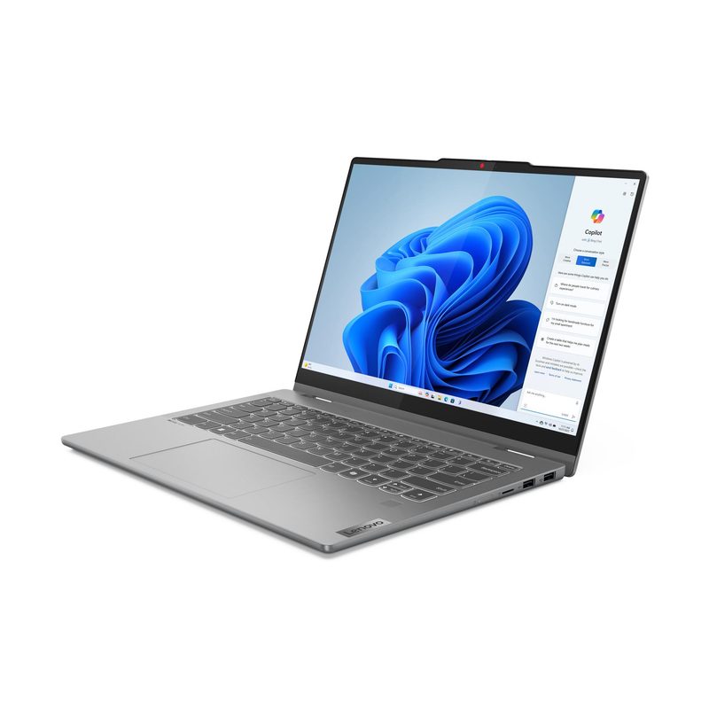 Lenovo IdeaPad 5 2-in-1 14IRH9 Intel® Core™ i7 i7-13620H Hybrid (2-in-1) 35.6 cm (14") Touchscreen WUXGA 16 GB LPDDR5x-SDRAM 512 GB SSD Wi-Fi 6 (802.11ax) Windows 11 Home Grey Belgian
